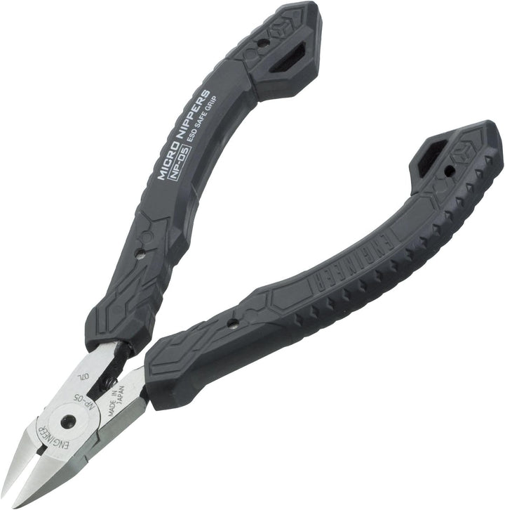 ENGINEER NP-05 Micro-Seitenschneider zum Schneiden von Kunststoff (z.B. Kunststoffspritzguss), Kabel