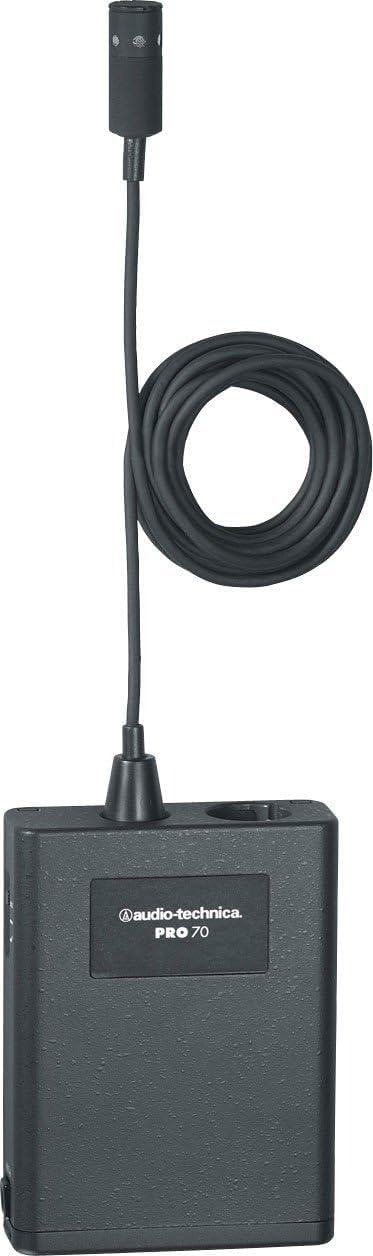 Audio-Technica Audio Technica PRO70 Cardioid Condenser Lavalier/instrument Microphone, Schwarz