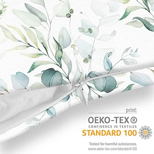 VOID Elegant Aquarell Blätter Kissenbezug Kissenhülle Sofakissen Kissen Deko Outdoor-Kissen Dekokiss