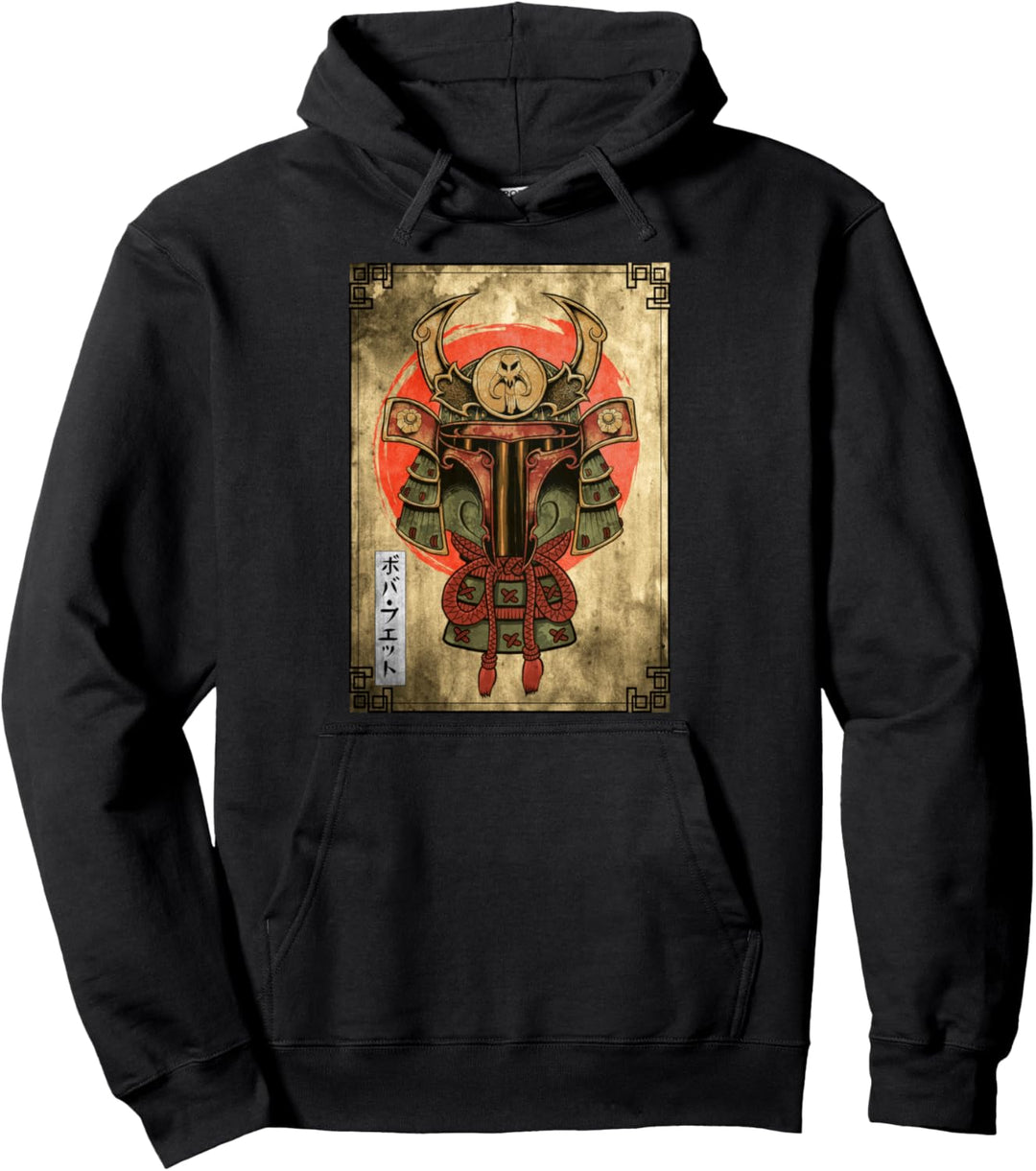 Star Wars Boba Fett Samurai Helmet Pullover Hoodie