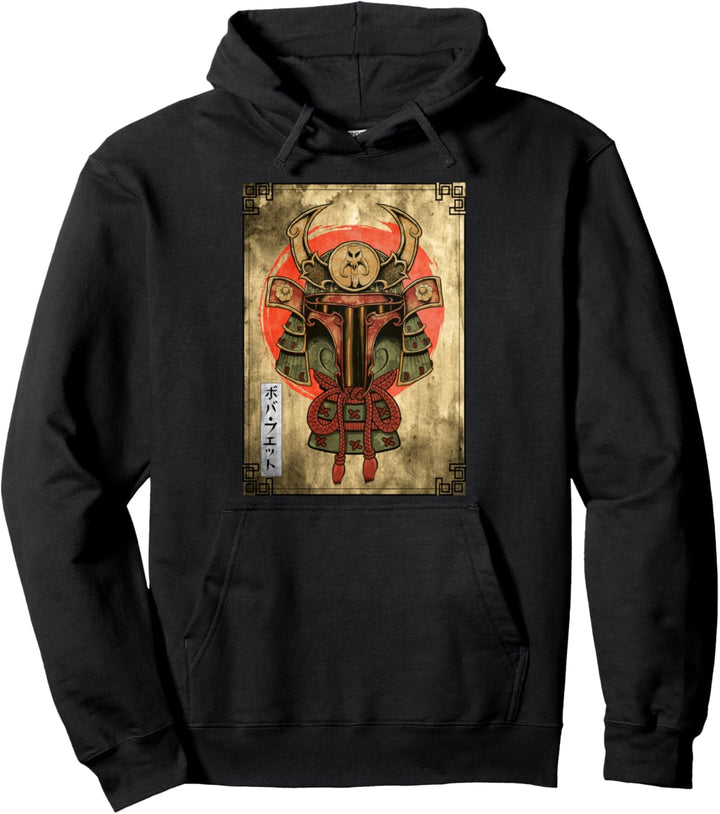Star Wars Boba Fett Samurai Helmet Pullover Hoodie