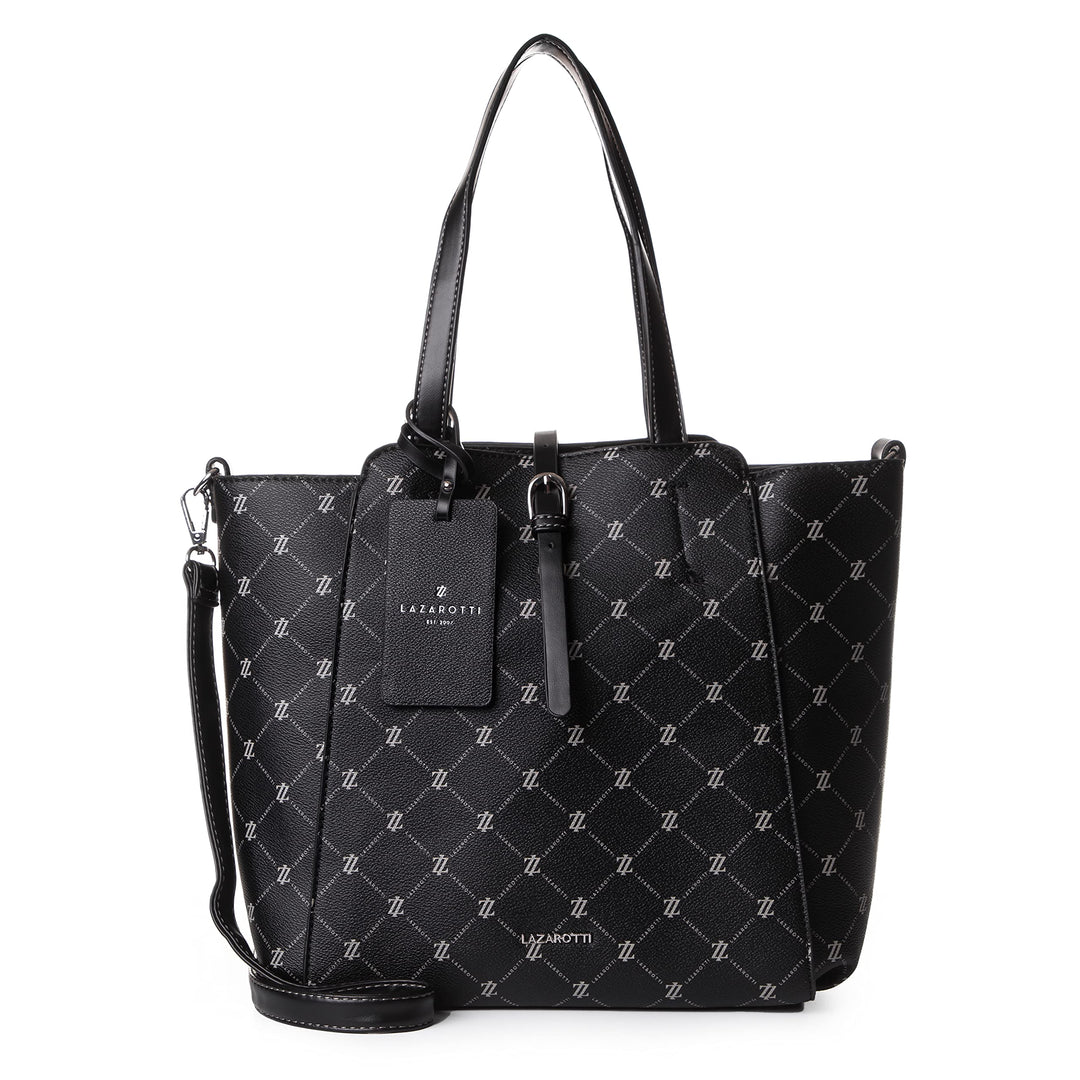 Lazarotti Palermo Shopper Tasche 2in1 Damen | Handtasche mit zweiter herausnehmbarer Umhängetasche |