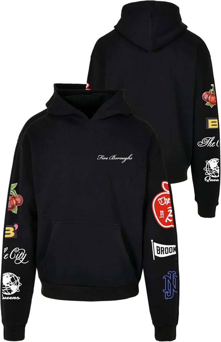 Mister Tee Herren NY Homage Oversize Hoody, XS Grosse Grössen