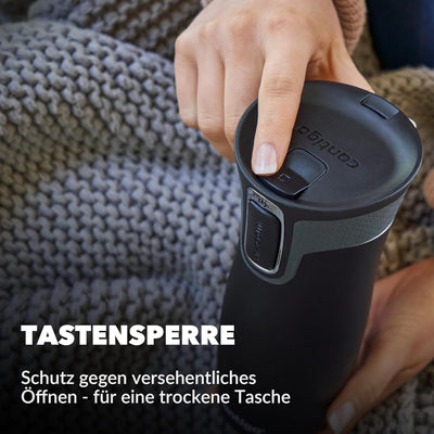 Contigo West Loop Autoseal Thermobecher, Edelstahl Isolierbecher, Kaffeebecher To Go, BPA frei, ausl