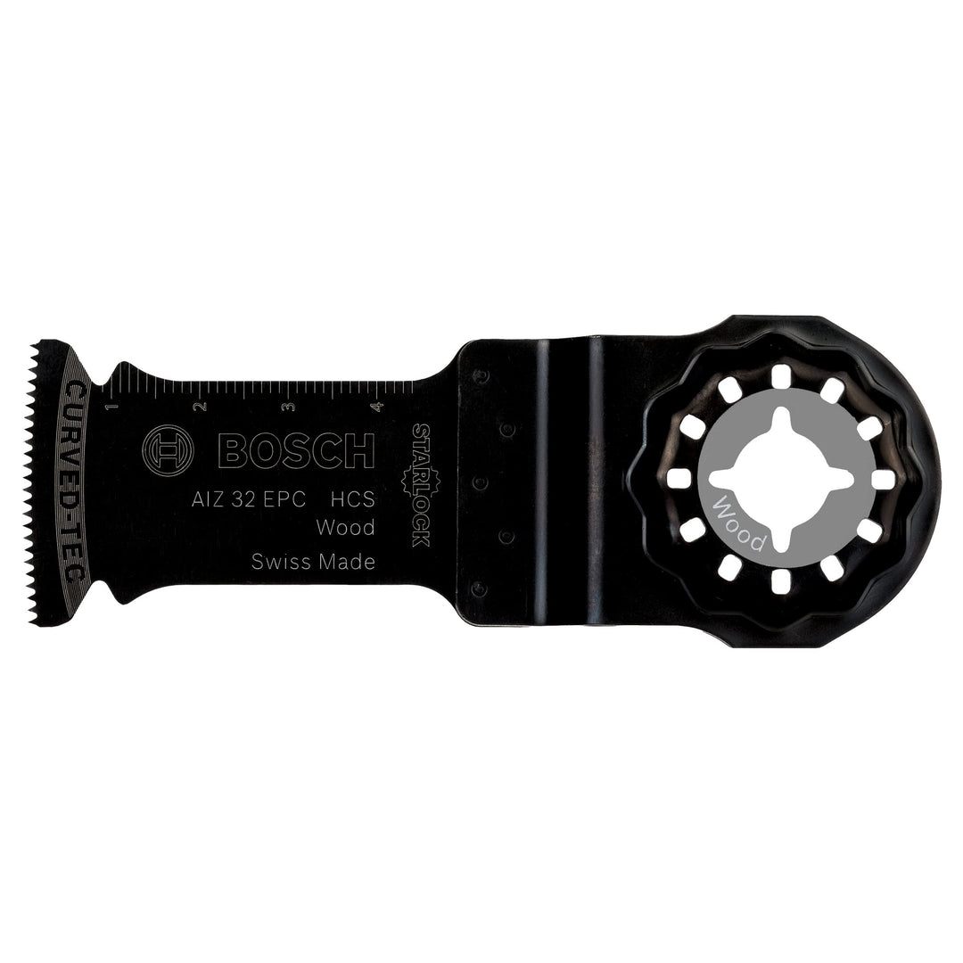Bosch Professional 10x HCS Tauchsägeblatt AIZ 32 EPC (für Weichholz, 50 x 32 mm, Zubehör Multifunkti