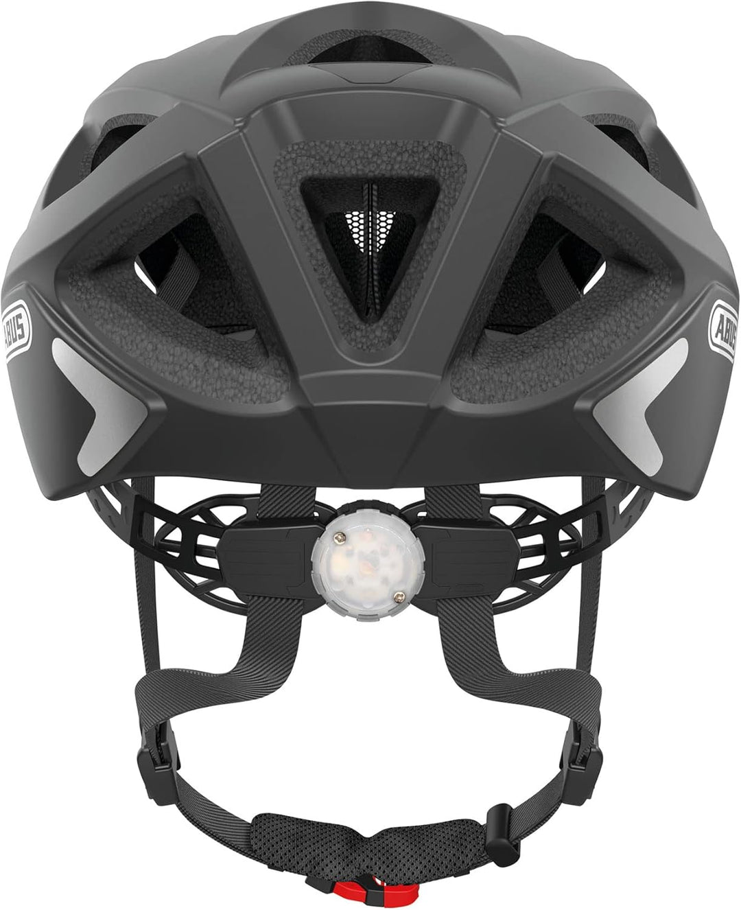 ABUS Stadthelm Aduro 2.0 - Allround-Fahrradhelm mit Licht - in sportivem Design für den Stadtverkehr