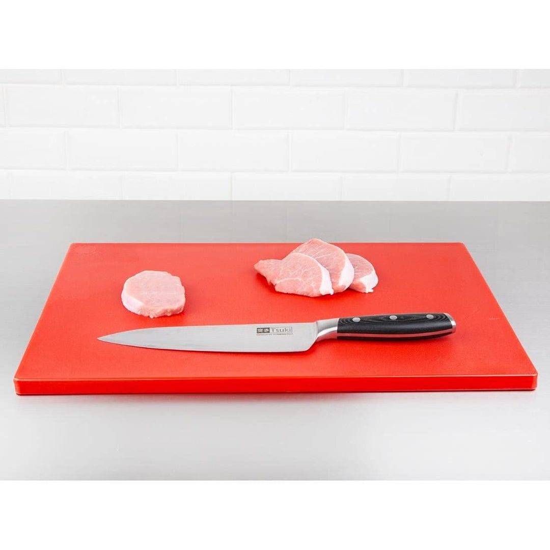 Hygiplas Schneidebrett extra dick in Rot, geringe Dichte, 20 x 600 x 450 mm