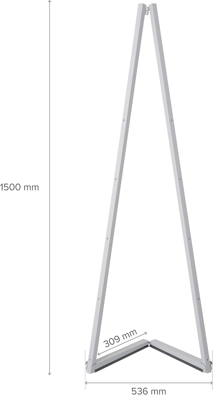 Mobile Staffelei aus Aluminium in Silber | Easel für Rahmen bis 120 cm höhe | Künstler Staffelei bis