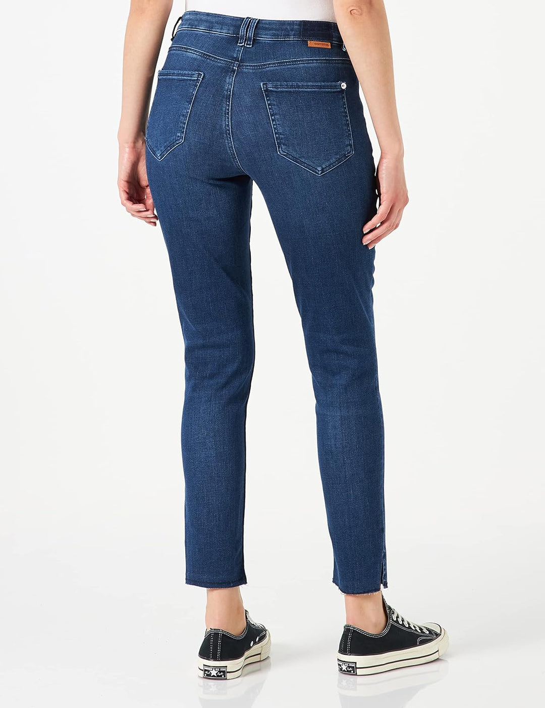 Comma Damen Freizeithose Hose 7/8 34 Lang 58z8 Tiefblau, 34 Lang 58z8 Tiefblau