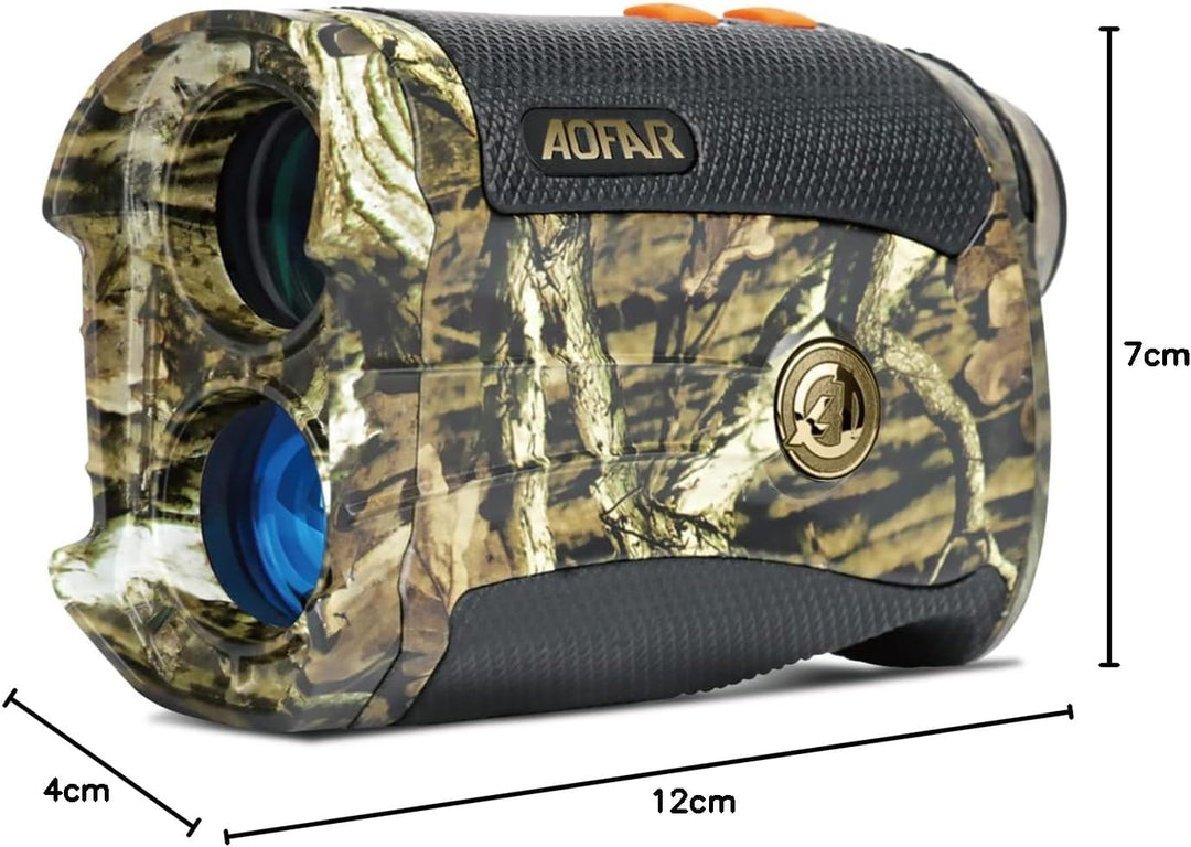 AOFAR HX-1200T Entfernungsmesser Jagd 5-1200 Meter, Winkel und horizontalem Abstand, Wasserdichter T