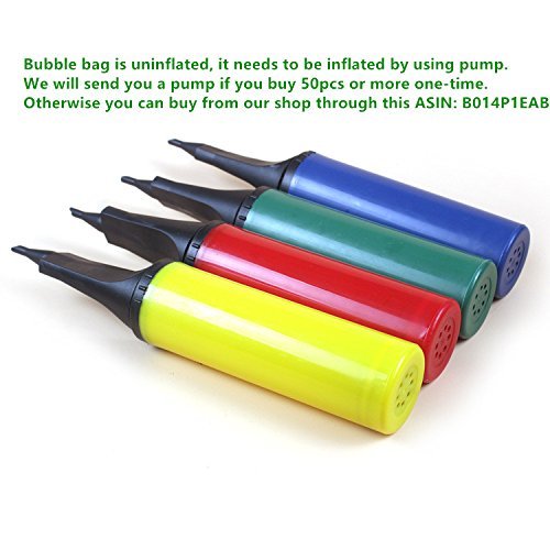 Inflatable Air Bag Bubble Wrap Packaging Bag Cushion for Wine Bottle Shockproof Protection (50), 50