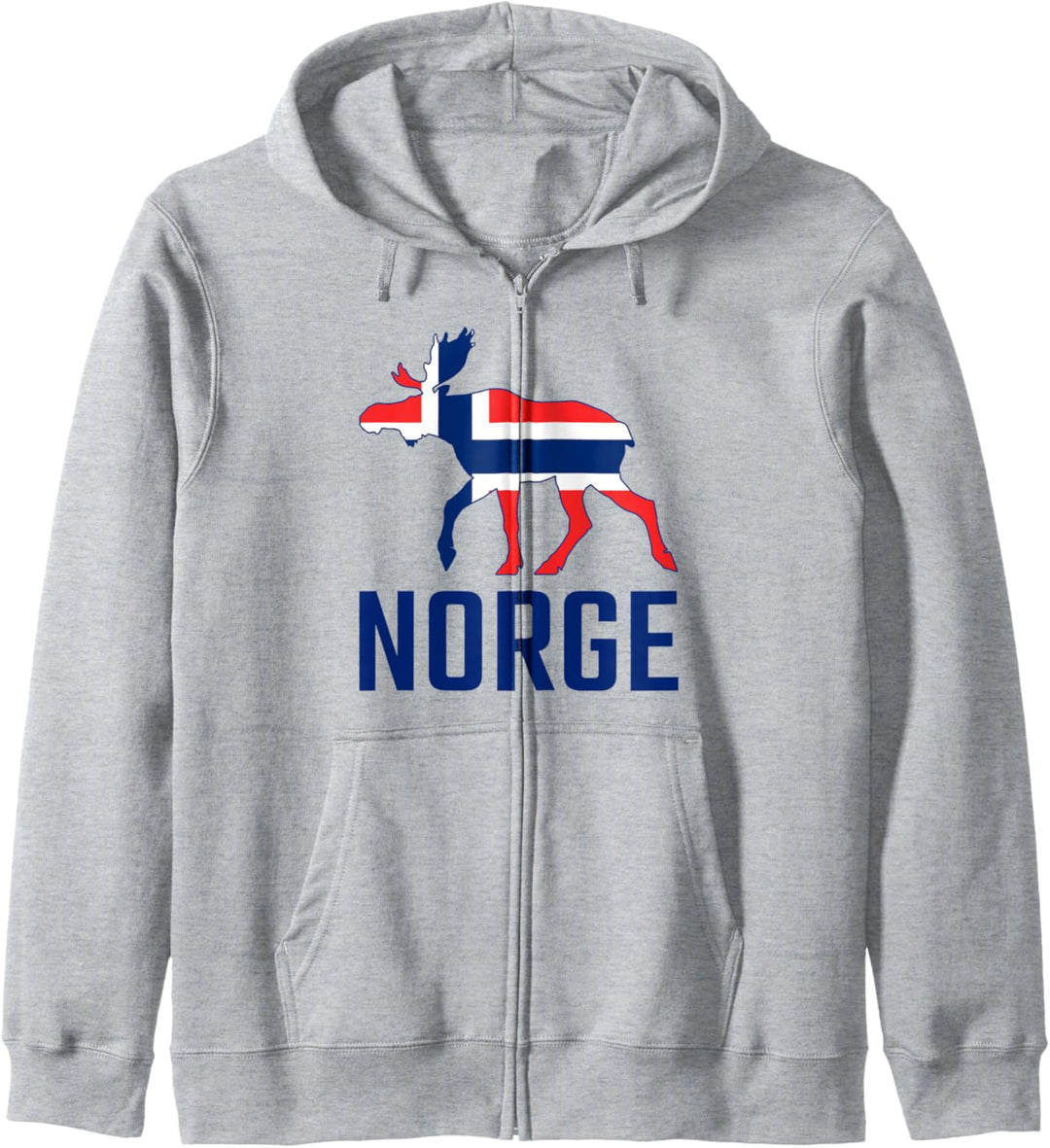 Norge Elch Norwegen Flagge Kapuzenjacke