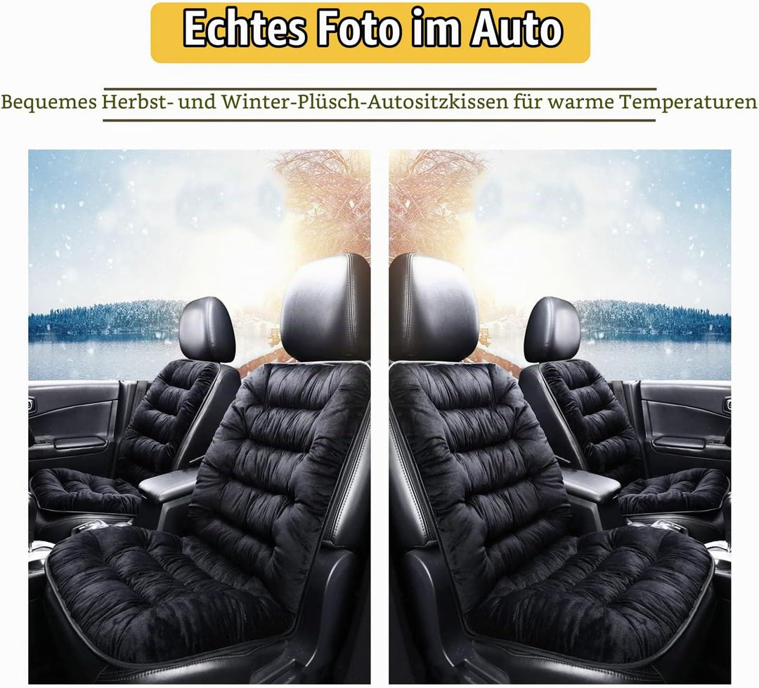 CGEAMDY Warmes Autositzkissen, Auto Sitzauflagen, Sitzschoner für Autositze, Universal Autositzschon