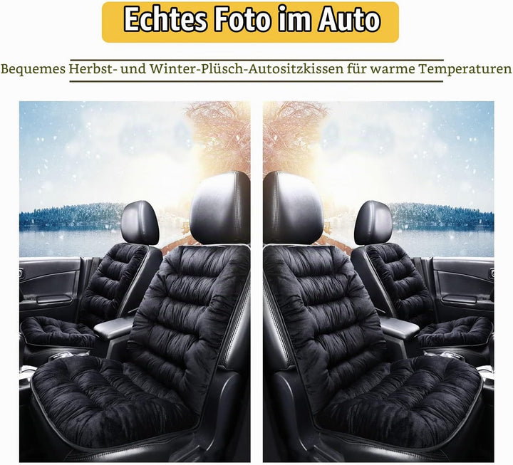CGEAMDY Warmes Autositzkissen, Auto Sitzauflagen, Sitzschoner für Autositze, Universal Autositzschon