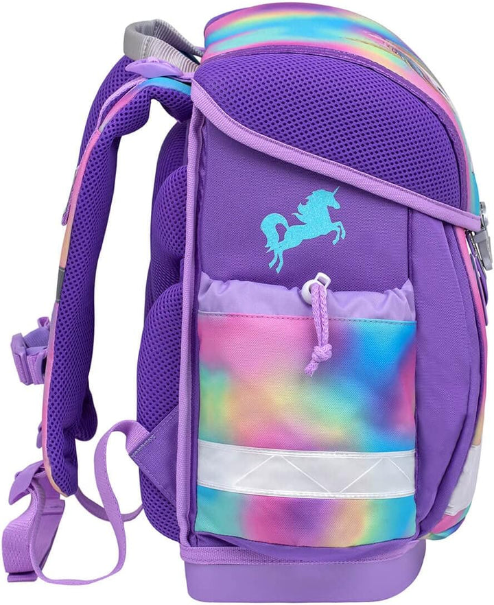 Belmil Classy Schulranzen Set 4 - teilig (403-13/AG/S) Rainbow Color, Rainbow Color