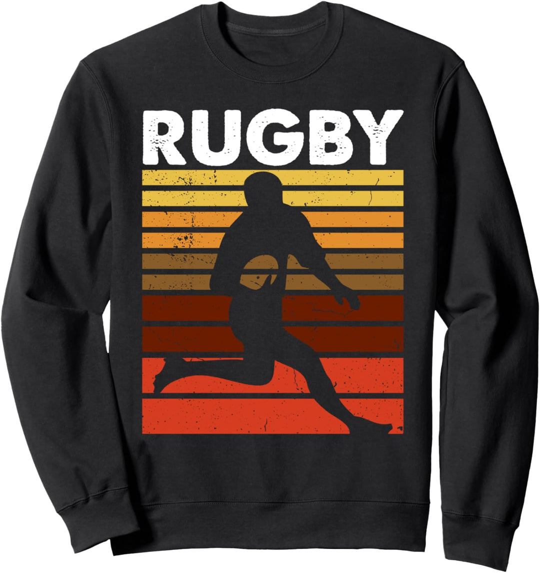 Rugby Sport Retro Vintage Rugby Spieler Sweatshirt