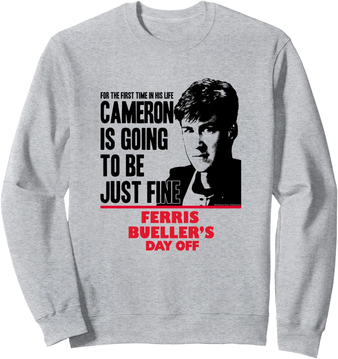 Ferris Bueller's Day Off Cameron Frye Just Fine Sweatshirt