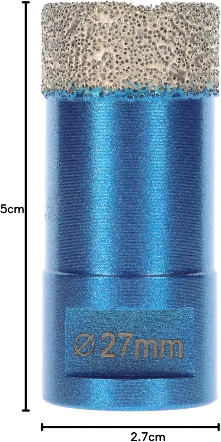 PRODIAMANT Diamant Fliesenbohrer 27 mm x M14 Fliese, Feinsteinzeug, Keramik für Winkelschleifer Prem