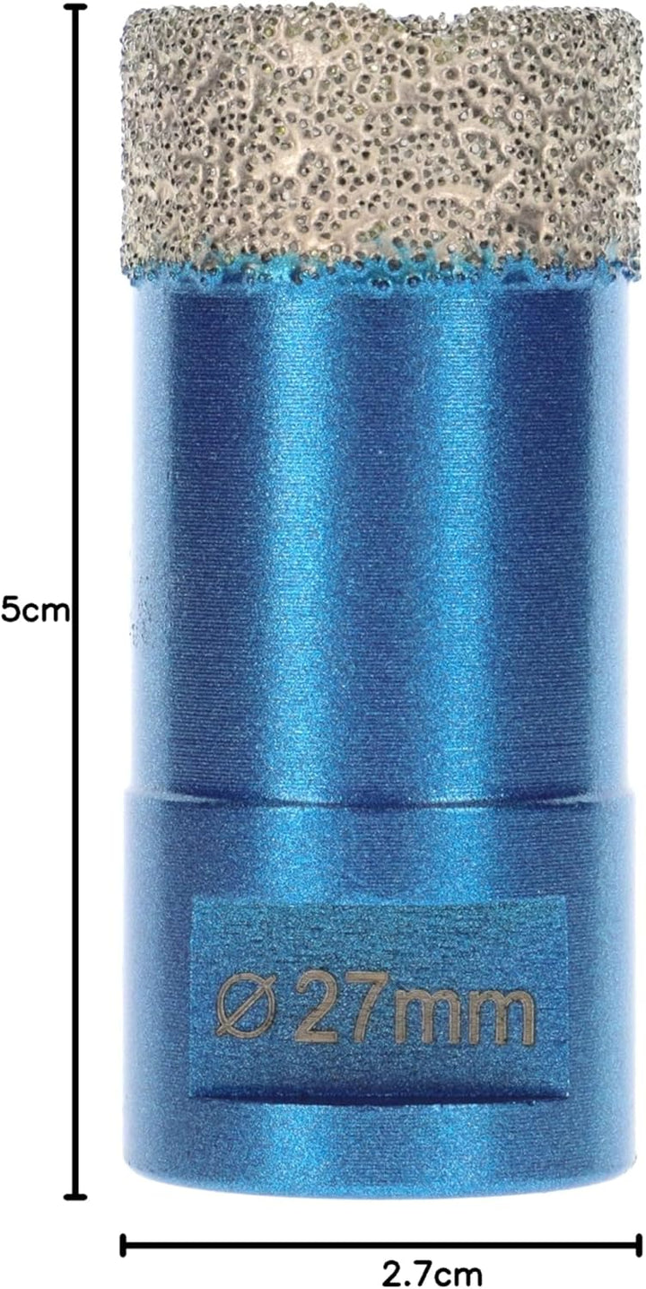 PRODIAMANT Diamant Fliesenbohrer 27 mm x M14 Fliese, Feinsteinzeug, Keramik für Winkelschleifer Prem