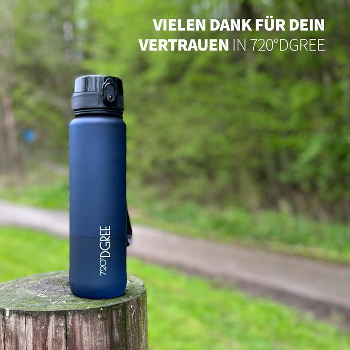 720°DGREE Trinkflasche “uberBottle“ +Sieb - 350ml, 500ml, 650ml, 1000ml, 1,5l, 2l - BPA-Frei - Wasse