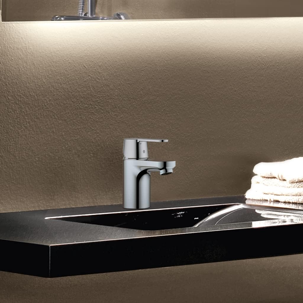 GROHE Get - Einhand- Waschtischarmatur (wassersparend, schnelle Befestigung, inkl.Temperaturbegrenze