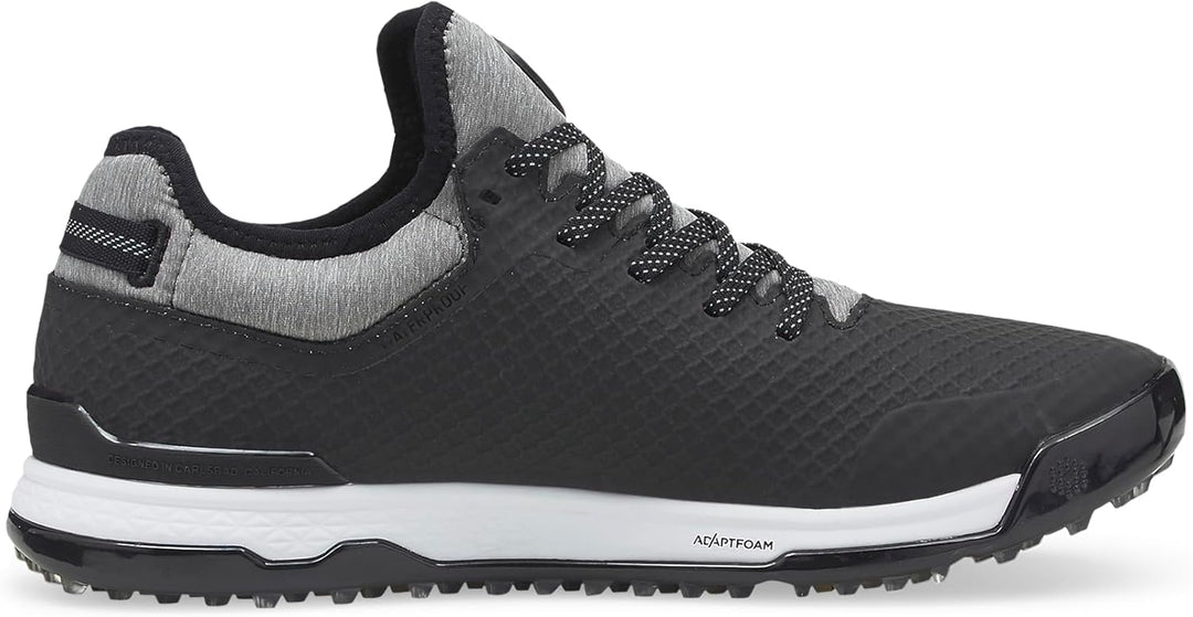 PUMA Herren Proadapt Alphacat Wide Golfschuhe 41 EU Schwarz Silber, 41 EU Schwarz Silber