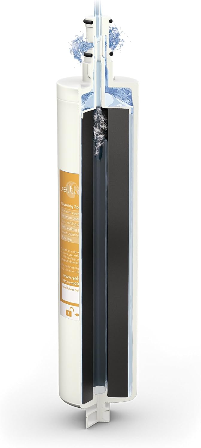 2x Seltino SWP-508 service - Wasserfilter für Whirlpool, Ariston, Smeg, Ersatz für Bauknecht refrige