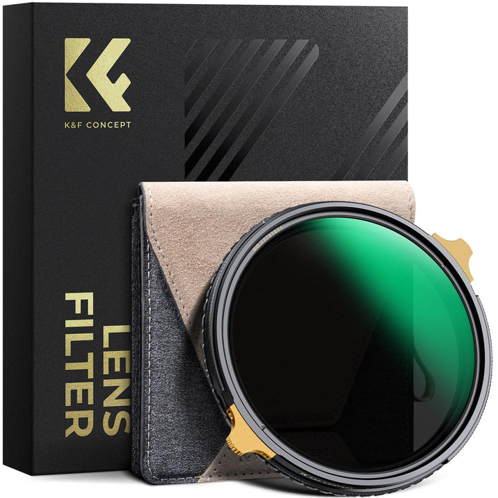 K&F CONCEPT ND2-32&Polfilter (CPL) 55mm 2-in-1 Multifunktionsfilter (Nano-Xcel Pro Serie), 55mm