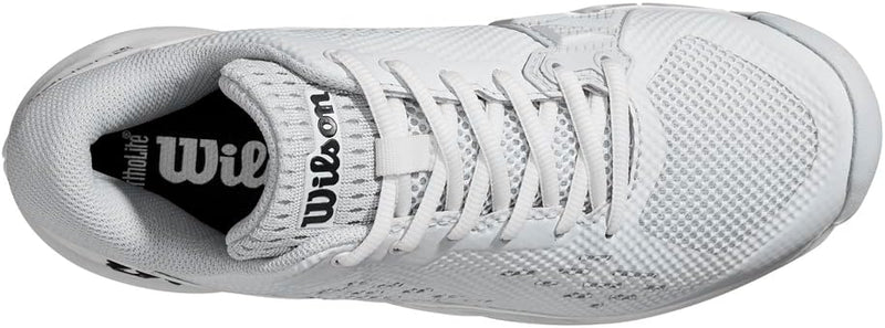 Wilson Damen Rush Pro Ace Sneaker 41 1/3 EU White White Black, 41 1/3 EU White White Black