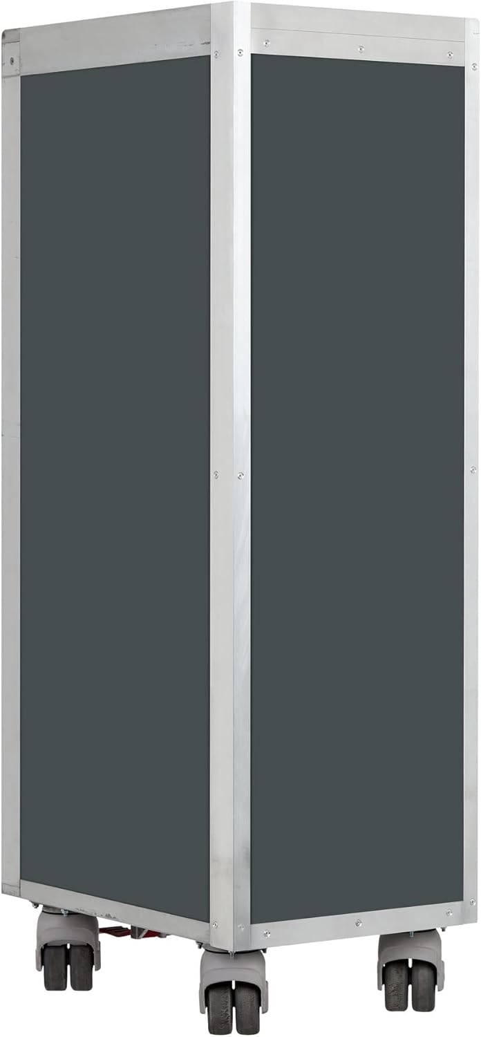 VanDeBord Bartrolley Uni Anthrazit inkl. LED Fachboden, Barbrett &amp; Glasfachboden, Gebrauchter Trolle