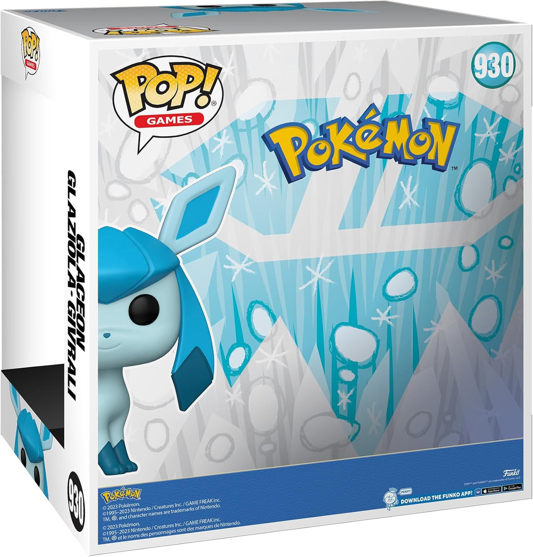 Funko Pop! Jumbo: Pokemon - Glaceon - Glaziola - Vinyl-Sammelfigur - Geschenkidee - Offizielle Hande