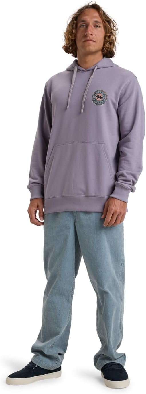 BILLABONG Herren Short Sands Pullover Graphic Sweatshirt Kapuzenpullover S Light Purple, S Light Pur