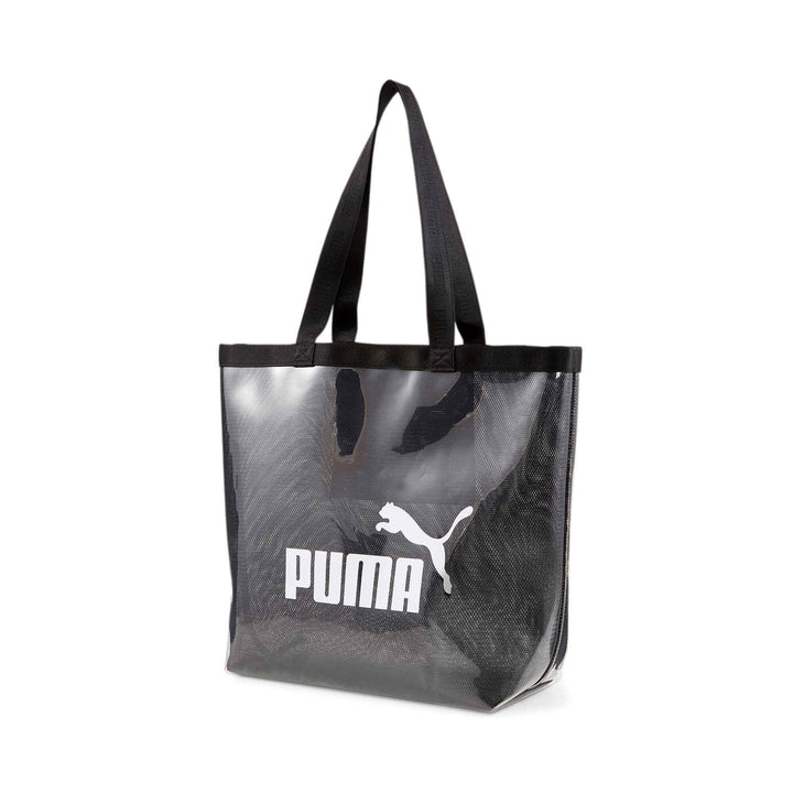 PUMA Damen Core Transparent Shopper Schwarz, Einheitsgrösse