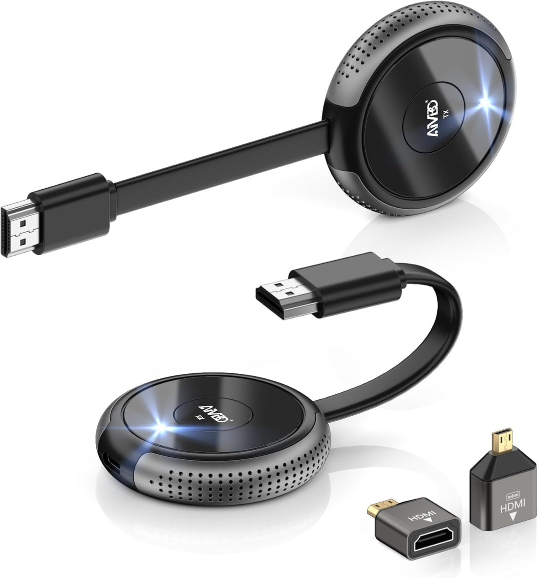 Wireless HDMI Transmitter and Receiver - Funkübertragung HDMI 4K, 5G Drahtlos HDMI Sender und Empfän