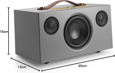 Audio Pro C5 MKII - Tragbarer Multiroom Lautsprecher mit Bluetooth & WiFi - Kabelloser Smart Speaker