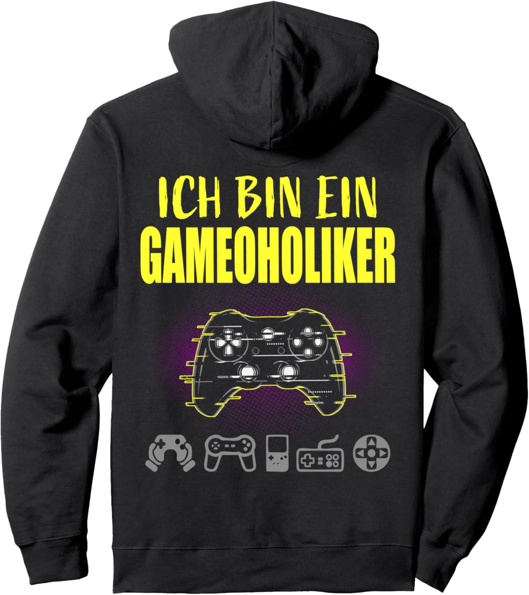 Ich bin ein Gameoholiker - Gaming - Videospiele - Konsole Pullover Hoodie