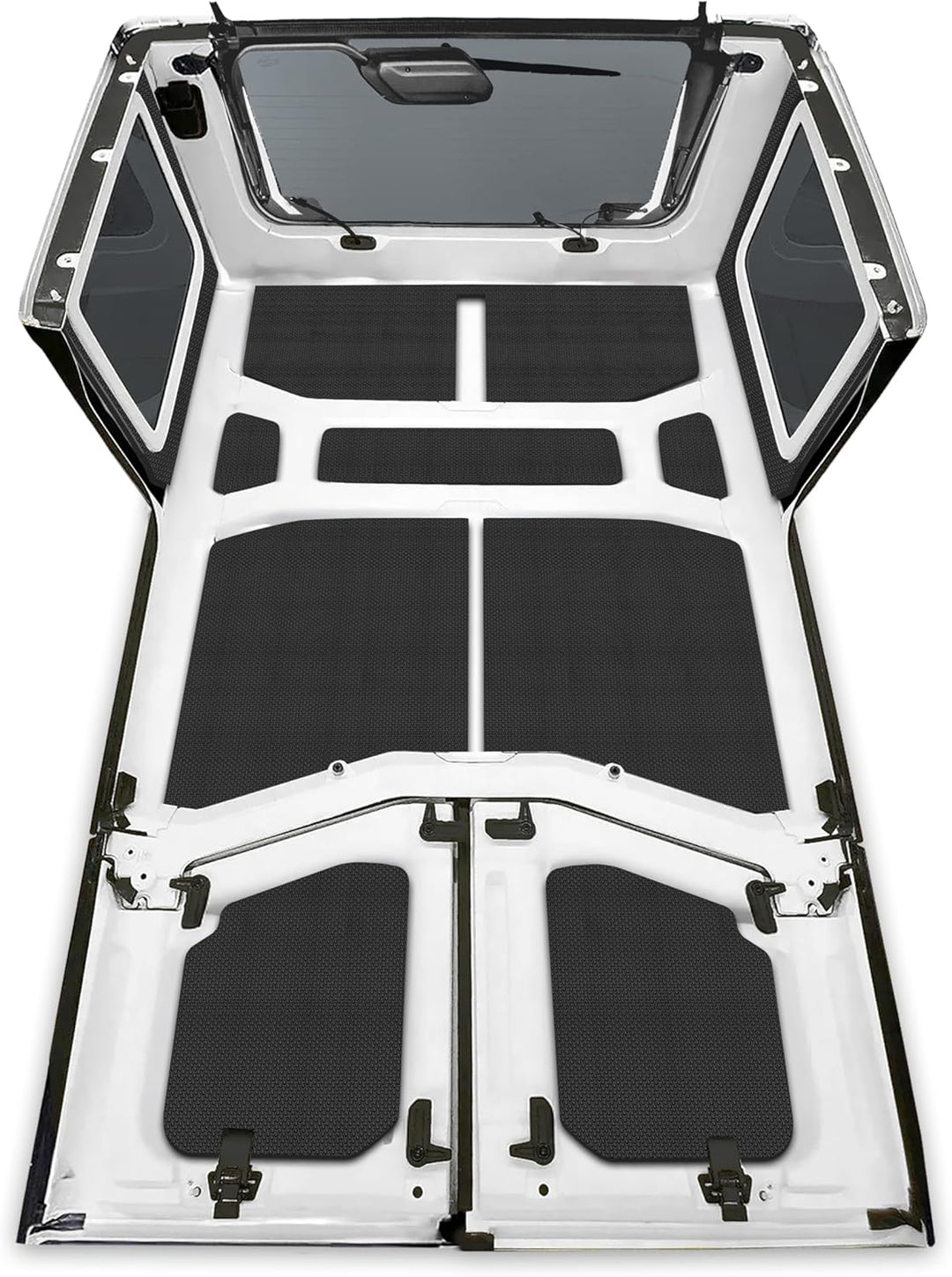 Design Engineering 050178 Boom Mat Black Complete Sound Deadening Kit Compatible with 4 Door Jeep Wr