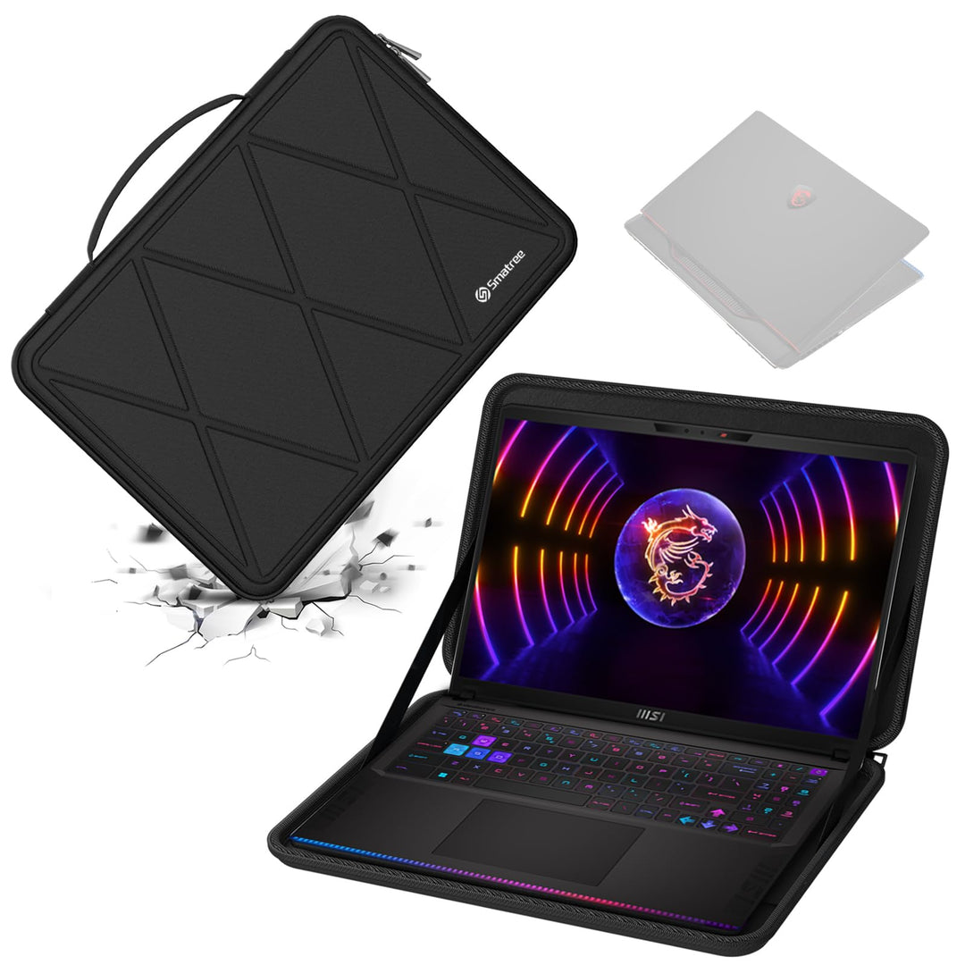 Smatree Hard Eva Schutzhülle Tasche Kompatibel für 16 Zoll MSI Raider GE68 HX 14V, MSI Vector 16 HX