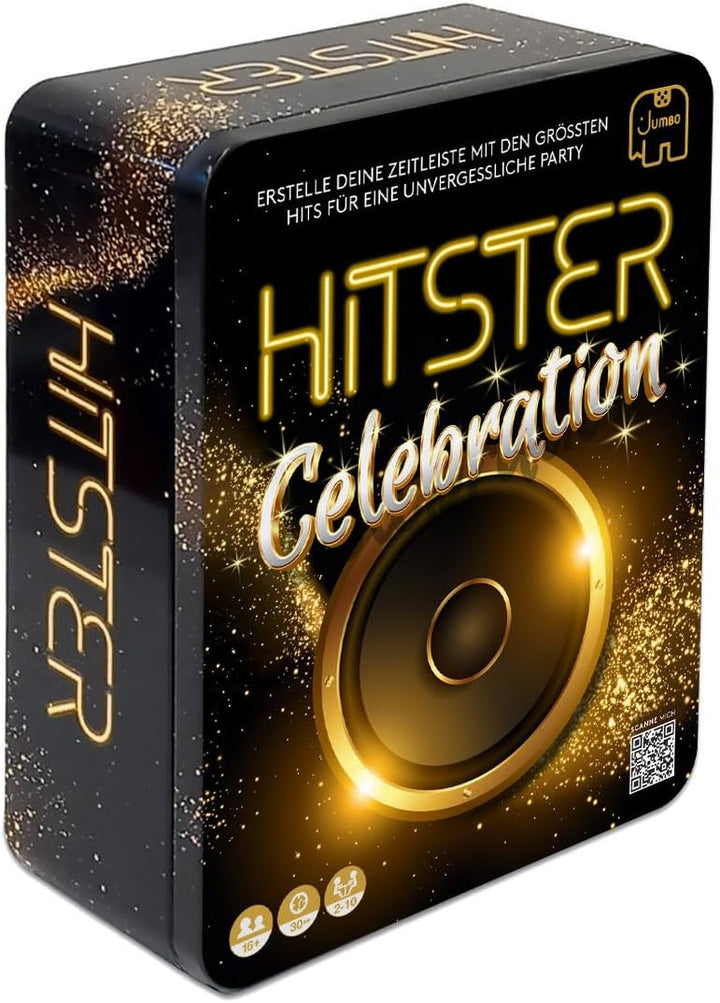 Hitster Celebration, EIN Party- und Kartenspiel für Erwachsene und Familien - 2 bis 10 Spieler ab 16