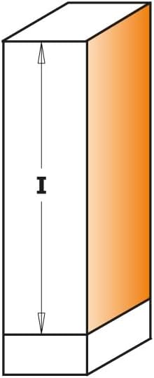 CMT Orange Toos 191.127.11B - Spiralfräser mit Kugellager Z2 Pos. HWM S=12 D=12.7x50x114 RE