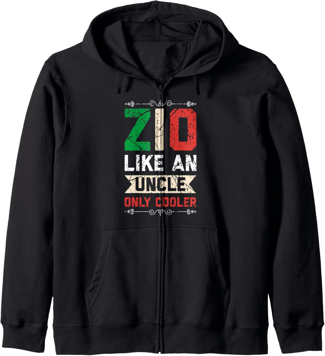 Zio Wie Ein Onkel Nur Cooler Kapuzenjacke