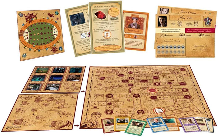 Topi Games | Harry Potter: Ein Jahr in Hogwarts | Familienspiel | Brettspiel | 1-8 Spieler | Ab 7+ J