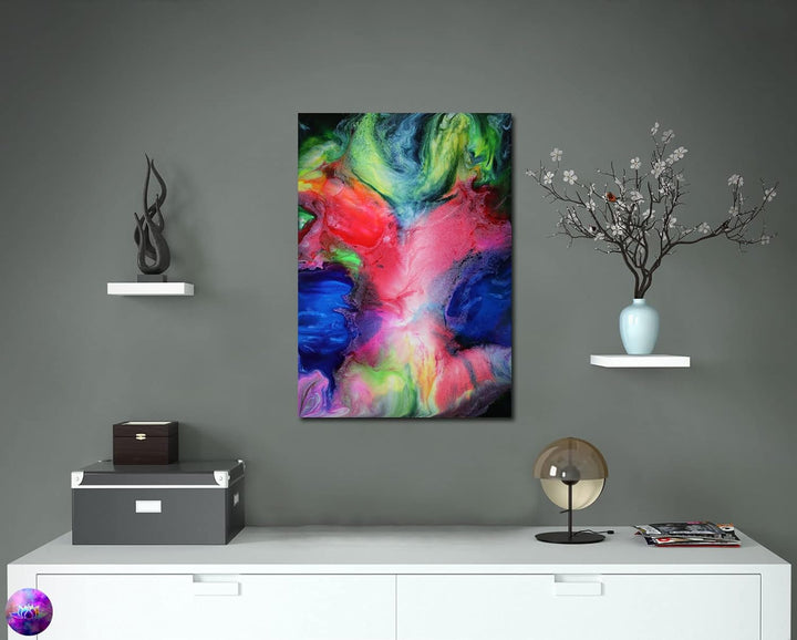 Original Gemälde Abstrakte Malerei - moderne hochglanz Wandbilder - Resin Art Kunst Bild Harz Unikat