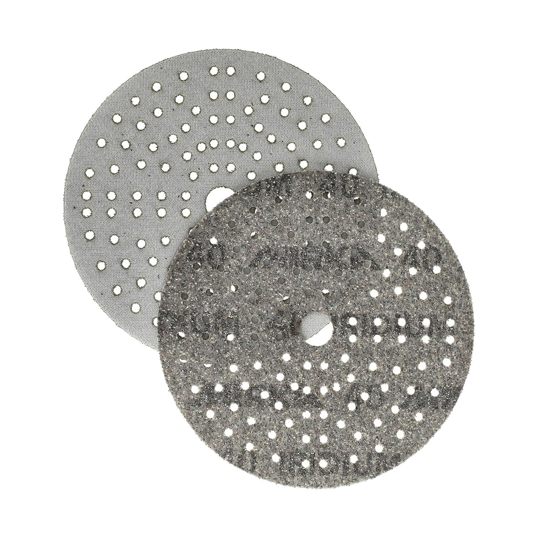 Mirka Schleifpapier Iridium Ø150mm Klett 121-Loch Korn 40 50 Stk | Premium-Schleifpapier mit 121 Löc