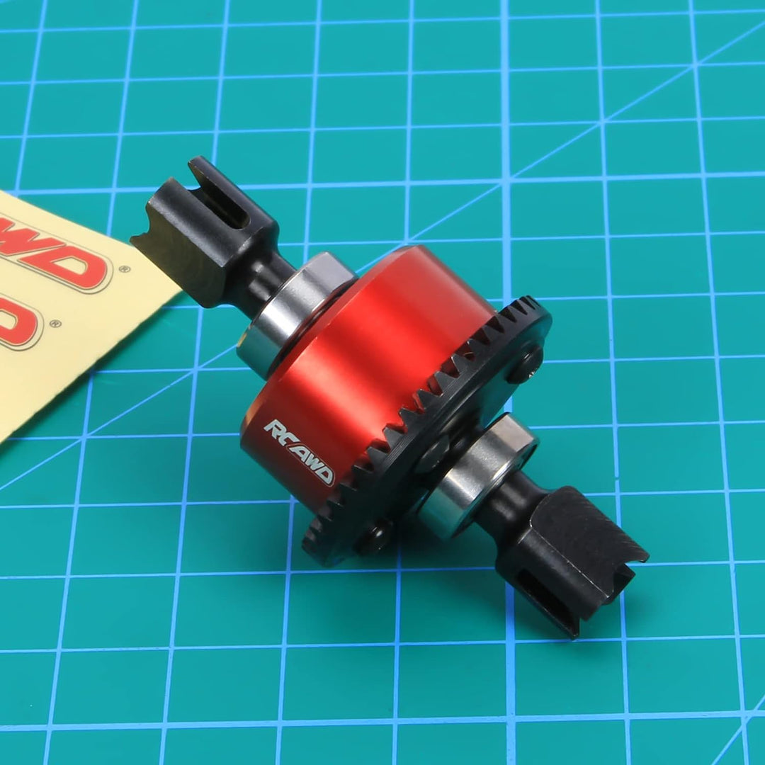 RCAWD ARRMA 6s Diff-Satz Komplett, Stahl Front/Heck-Diff Set komplett mit 40CrMo Hauptdiff Zahnrad 4