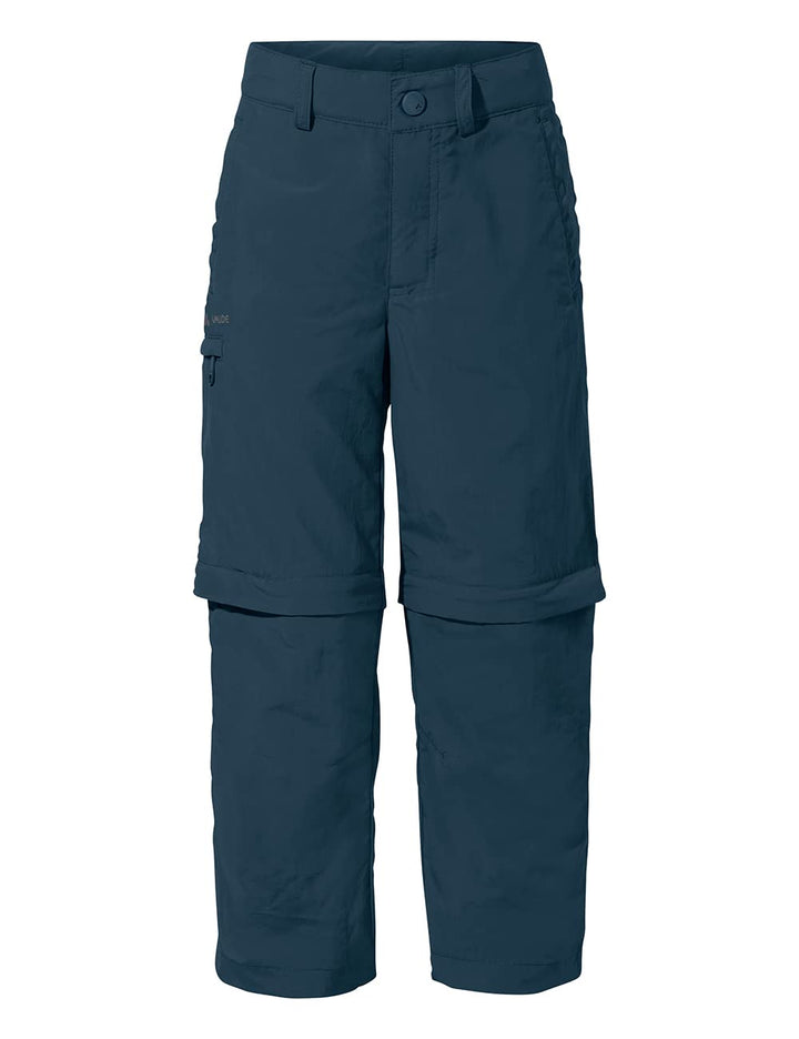 VAUDE Unisex Kids Detective Antimos Zo Pants Hose, Dark Sea Uni, 92 EU