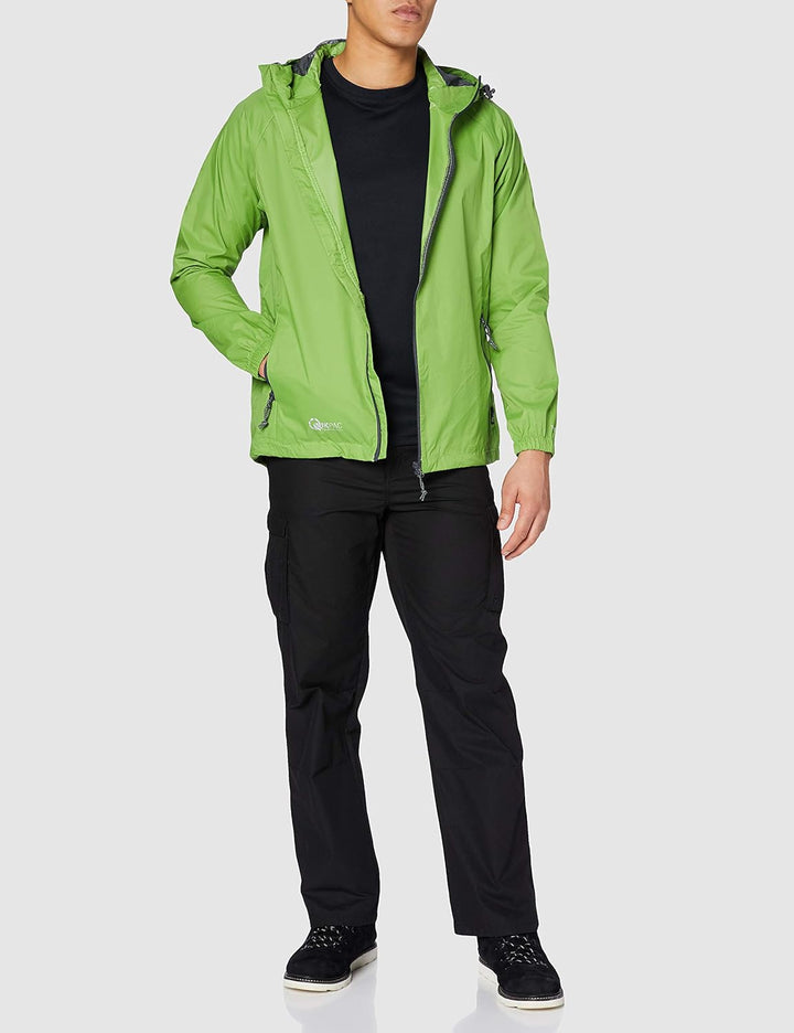 Trespass Unisex Qikpac Jacket Kompakt Zusammenrollbare Wasserdichte Regenjacke (1er Pack), Grün (Lea