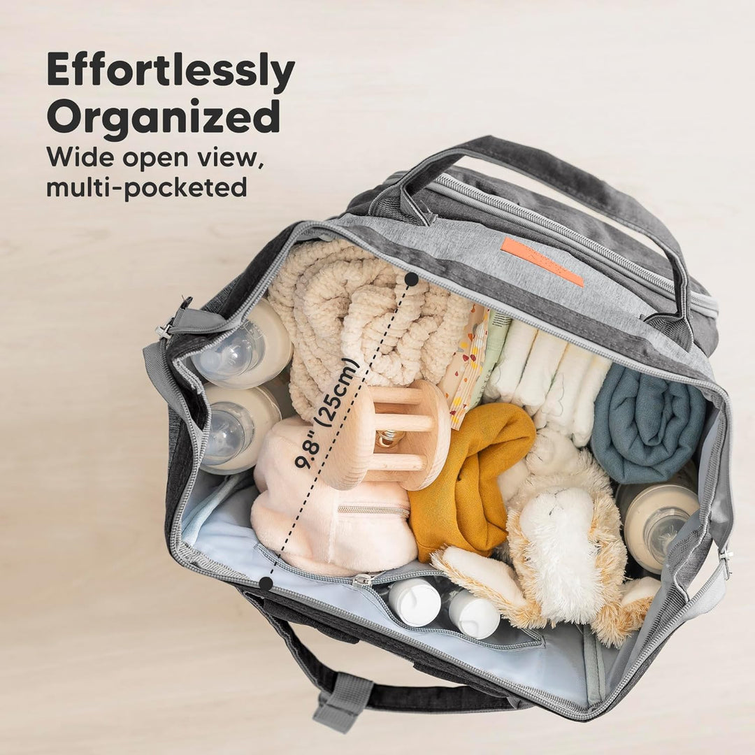 KeaBabies Baby Wickeltasche mit Wickelunterlage - Wickelrucksack Baby für Jungen, Mädchen, Wasserdic