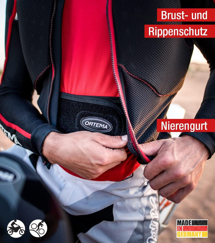 ORTEMA ORTHO-MAX Jacket (Gr.L) - Unisex - Protektorenjacke für den optimalen Rundumschutz - Motocros