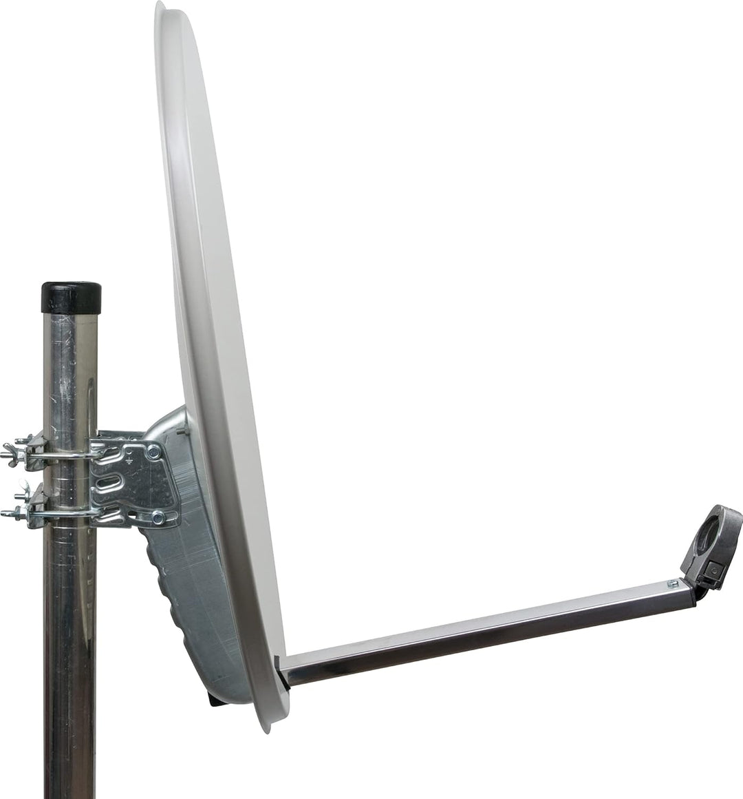 Schwaiger SPI621.0 Aluminium SAT-Spiegel, (Durchmesser 62 cm) Hellgrau, Hellgrau